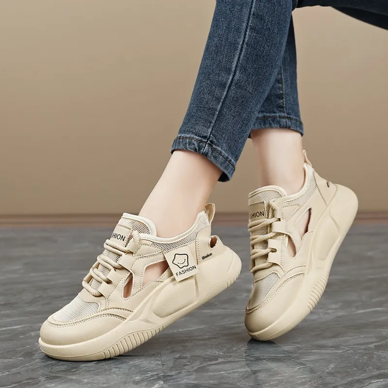 BAKE Slip Resistant, Abrasion Resistant, Breathable Low Top Casual Shoes Women's-3