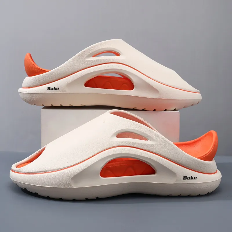 BAKE Slip Resistant Odor Resistant Abrasion Resistant Slide Slippers Unisex-11