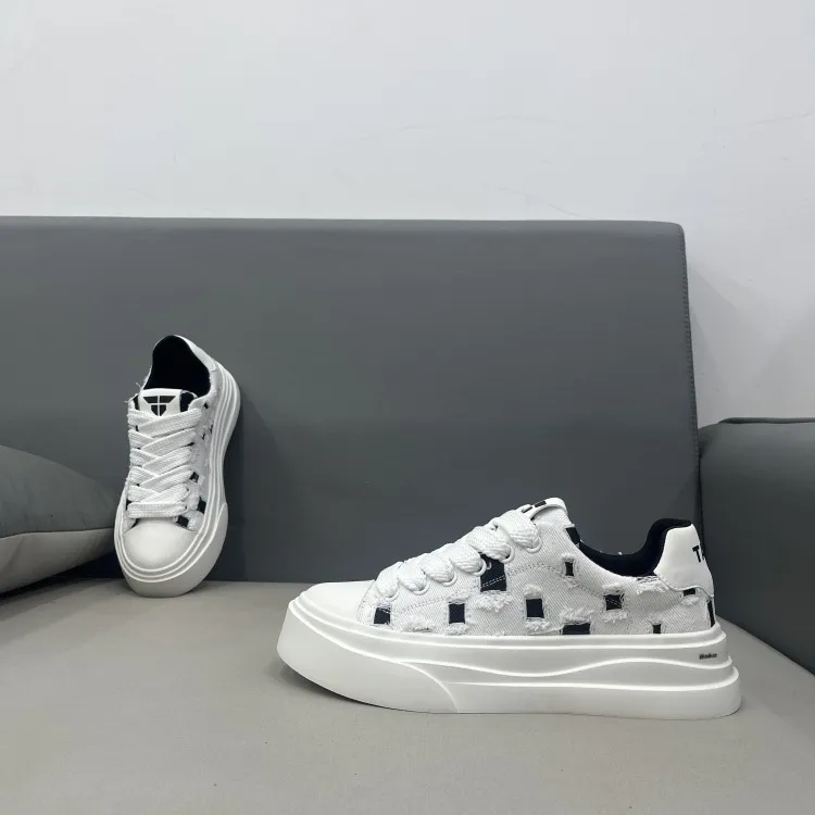 BAKE Anti Slip Wear Resistant Low Top Skateboard Shoes Men's-12