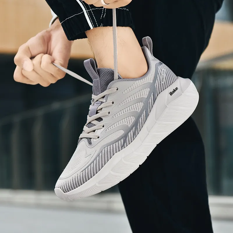 BAKE Slip Resistant And Breathable Low Top Casual Shoes Men's-14