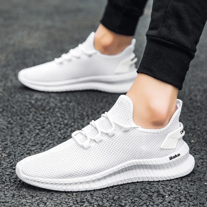 BAKE Slip Resistant Abrasion Resistant Shock Absorbers Low Top Casual Shoes Men's-17
