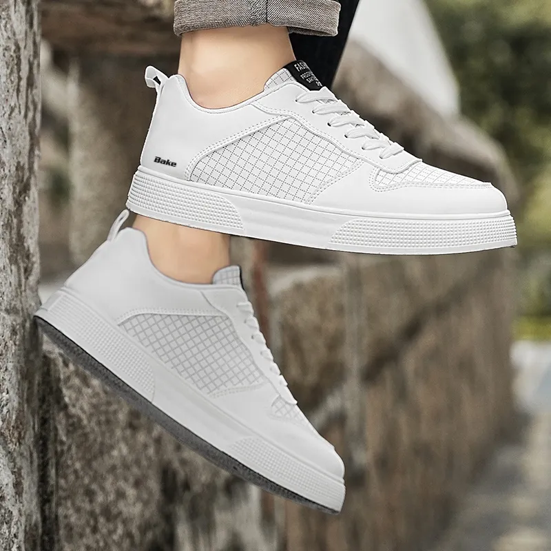 BAKE Anti Slip Wear Resistant Low Top Skateboard Shoes Men's-14