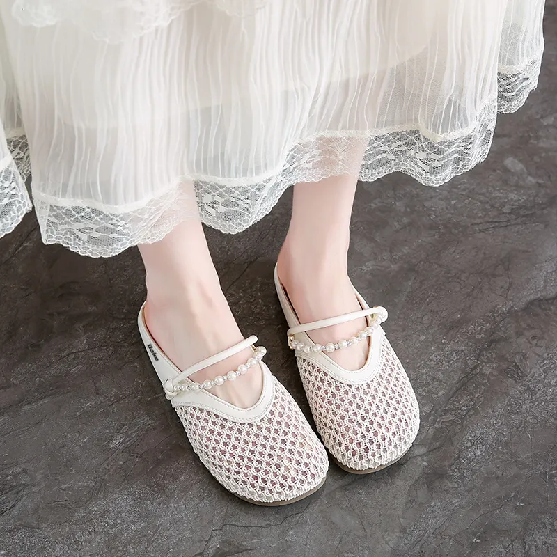 BAKE Rubber Sole Abrasion Resistant Slip Resistant Odor Resistant Closed Toe Slippers Women's-12