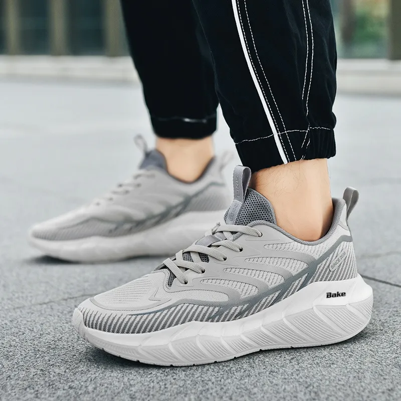 BAKE Slip Resistant And Breathable Low Top Casual Shoes Men's-12