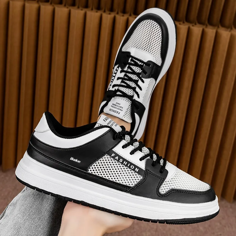 BAKE Anti Slip And Wear Resistant Height Increasing Low Top Skateboard Shoes Men's-6