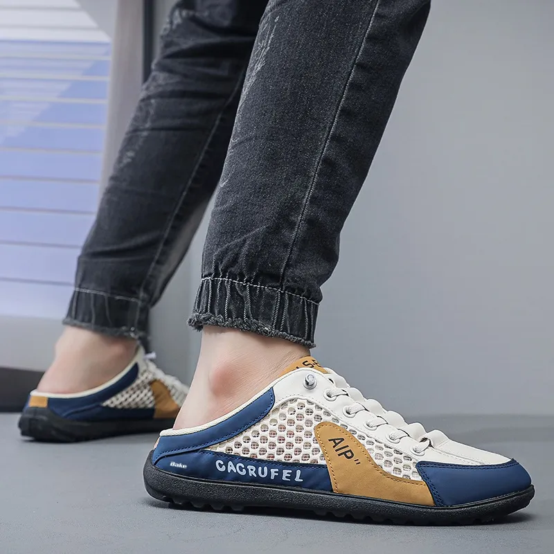 BAKE Slip Resistant Abrasion Resistant Closed Toe Slippers Men's-9