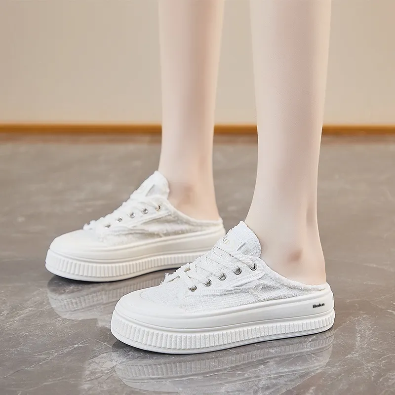 BAKE Abrasion Resistant Quiet Closed Toe Slippers Women's-9