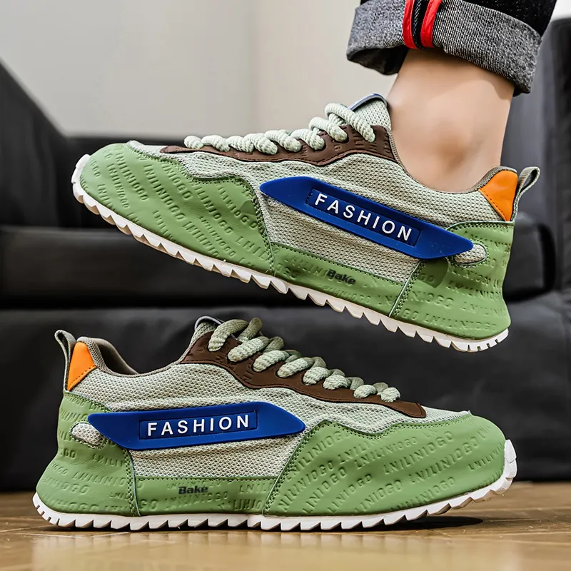 BAKE Slip Resistant And Breathable Low Top Casual Shoes Men's-3