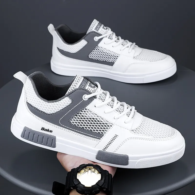 BAKE Slip Resistant, Lightweight, And Breathable Low Top Skateboard Shoes Men's-2