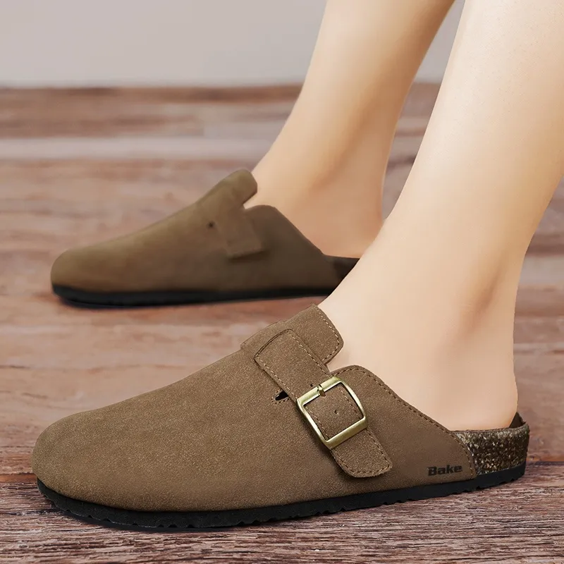 BAKE Quiet Abrasion Resistant Slip Resistant Closed Toe Slippers Men's-14
