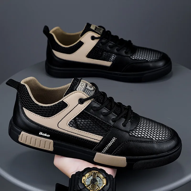 BAKE Slip Resistant, Lightweight, And Breathable Low Top Skateboard Shoes Men's-12