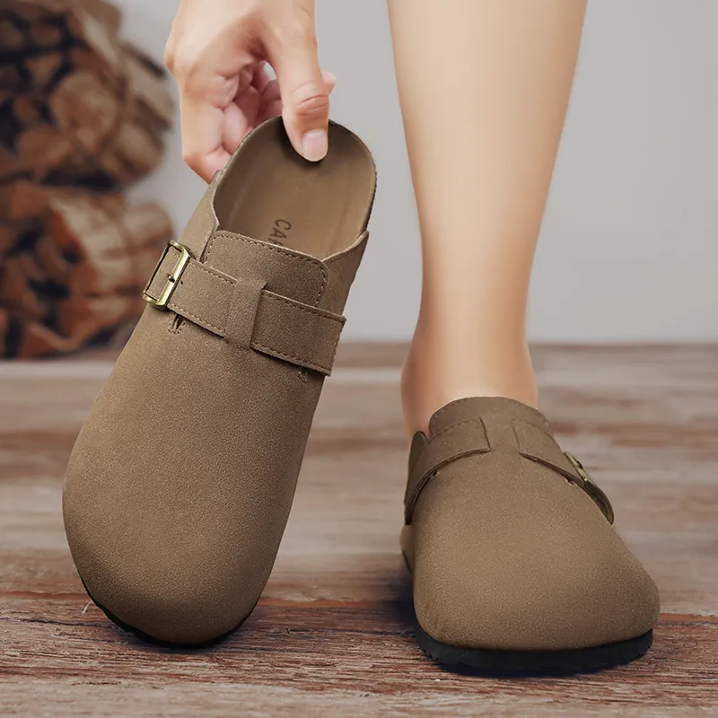 BAKE Quiet Abrasion Resistant Slip Resistant Closed Toe Slippers Men's-12