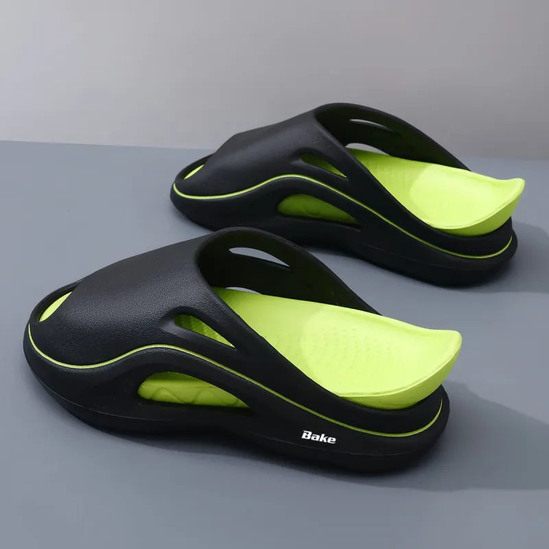 BAKE Slip Resistant Odor Resistant Abrasion Resistant Slide Slippers Unisex-4
