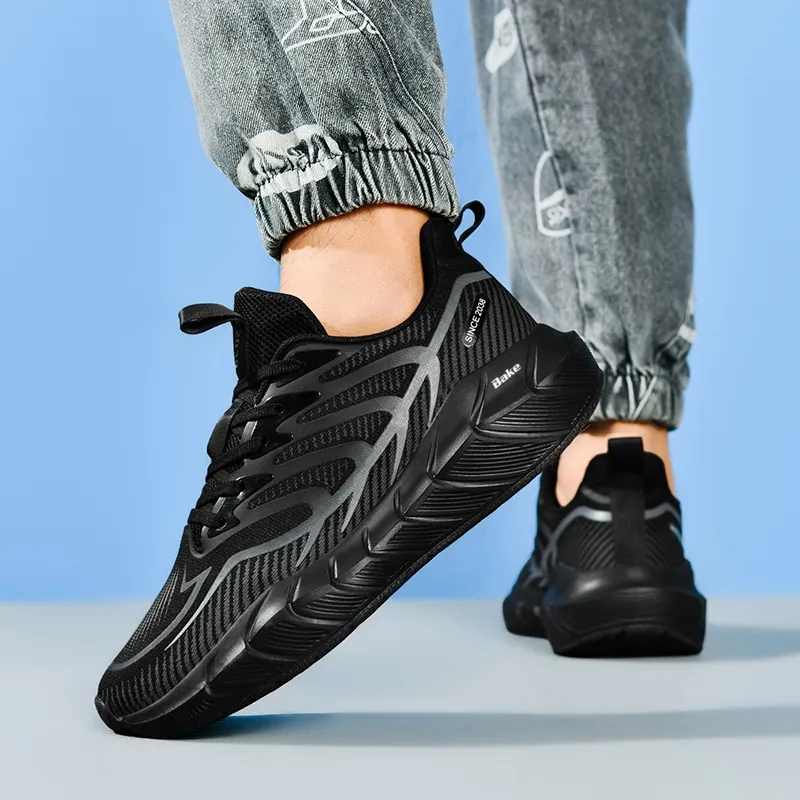 BAKE Slip Resistant And Breathable Low Top Casual Shoes Men's-21