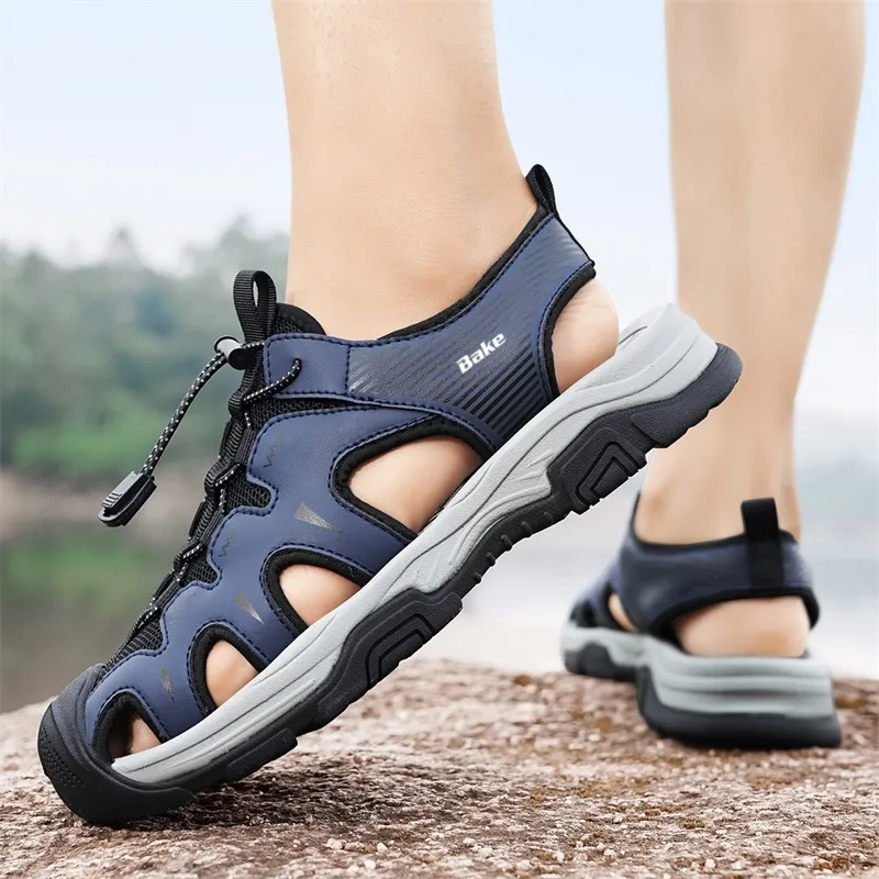 BAKE Anti Slip Wear Resistant River Trekking Shoes Men's-3