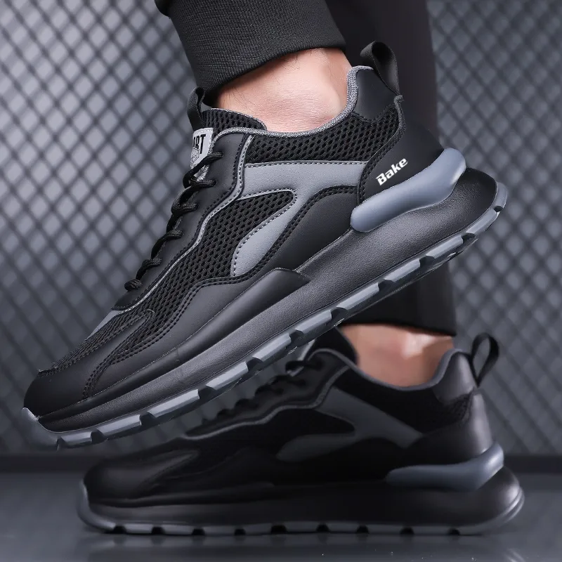 BAKE Anti Slip Wear Resistant Low Top Casual Shoes Men's-12