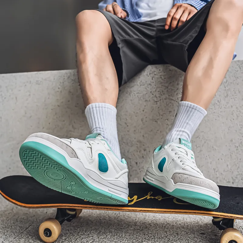 BAKE Slip Resistant Cushioning And Breathable Low Top Skateboard Shoes Men's-8