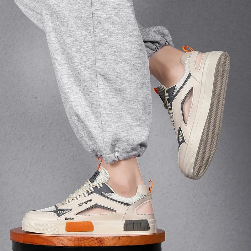 BAKE Non slip Lightweight Low Top Skateboard Shoes Men's-6