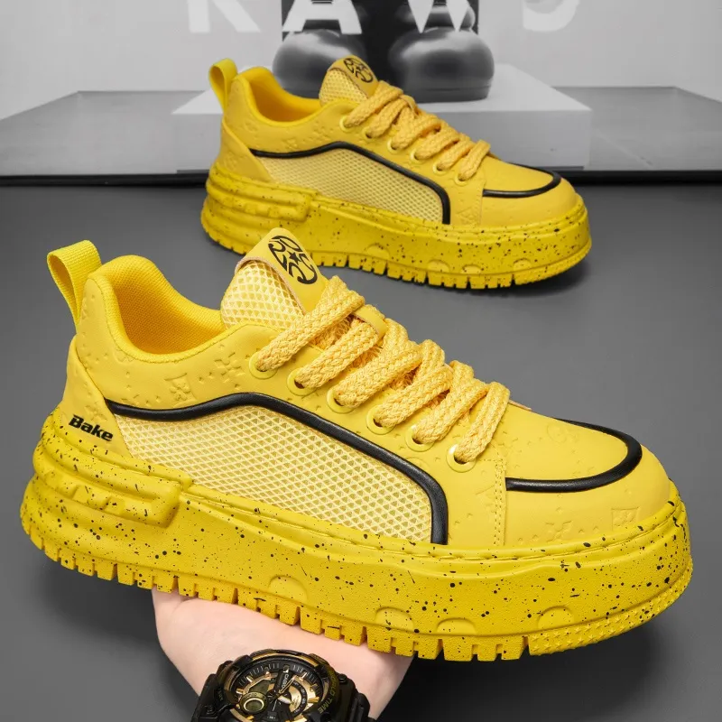 BAKE Slip Resistant, Lightweight, And Breathable Low Top Skateboard Shoes Men's-1