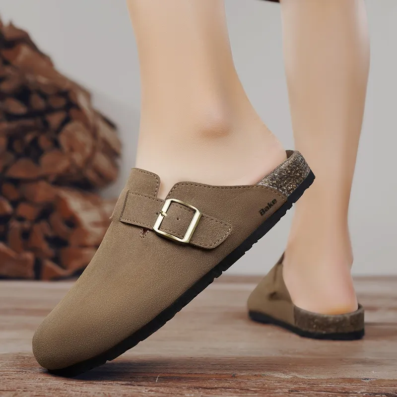 BAKE Quiet Abrasion Resistant Slip Resistant Closed Toe Slippers Men's-11