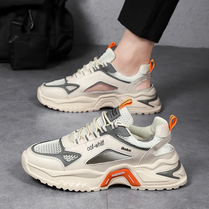 BAKE Breathable And Wear resistant Low Top Casual Shoes Men's-14