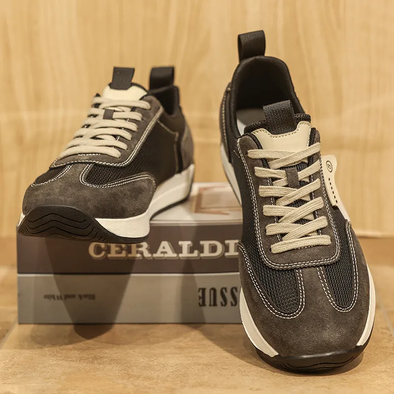 BAKE Shock Absorbers With Slip Resistant And Abrasion Resistant Properties Low Top Casual Shoes Men's-9