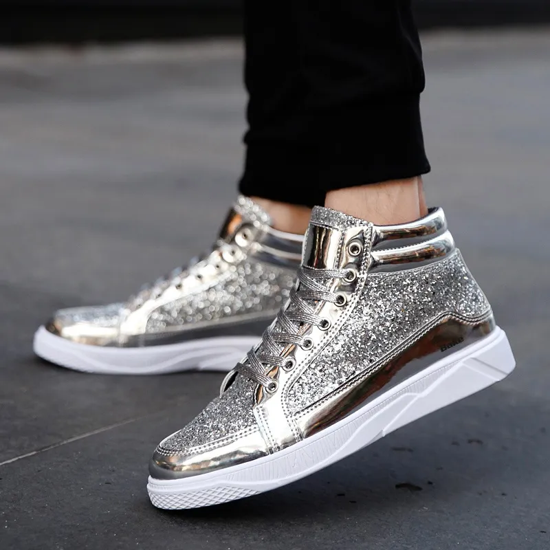 BAKE Slip Resistant Coverage High Top Skateboard Shoes Men's-8