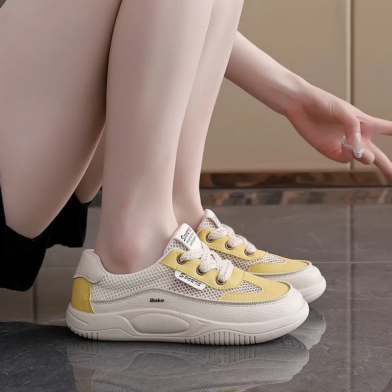 BAKE Breathable Abrasion Resistant Slip Resistant Low Top Skateboard Shoes Women's-4