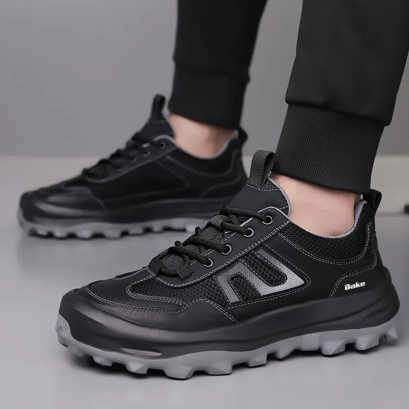 BAKE Cushioning, Breathable, Slip Resistant Low Top Casual Shoes Men's-9