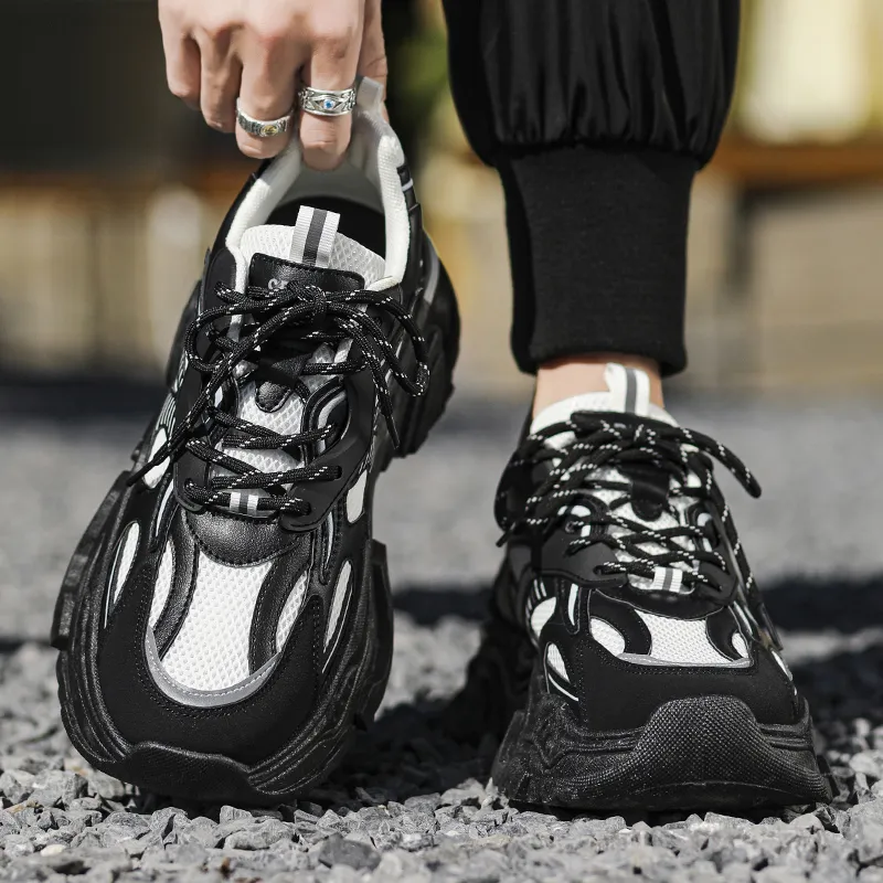 BAKE Cushioning, Breathable, Lightweight Low Top Chunky Sneakers Men's-13