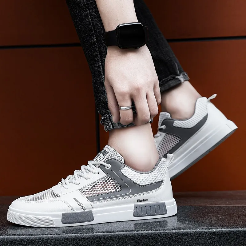 BAKE Slip Resistant, Lightweight, And Breathable Low Top Skateboard Shoes Men's-4