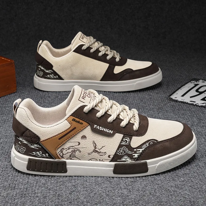 BAKE Abrasion Resistant, Lightweight, And Breathable Low Top Skateboard Shoes Men's-11