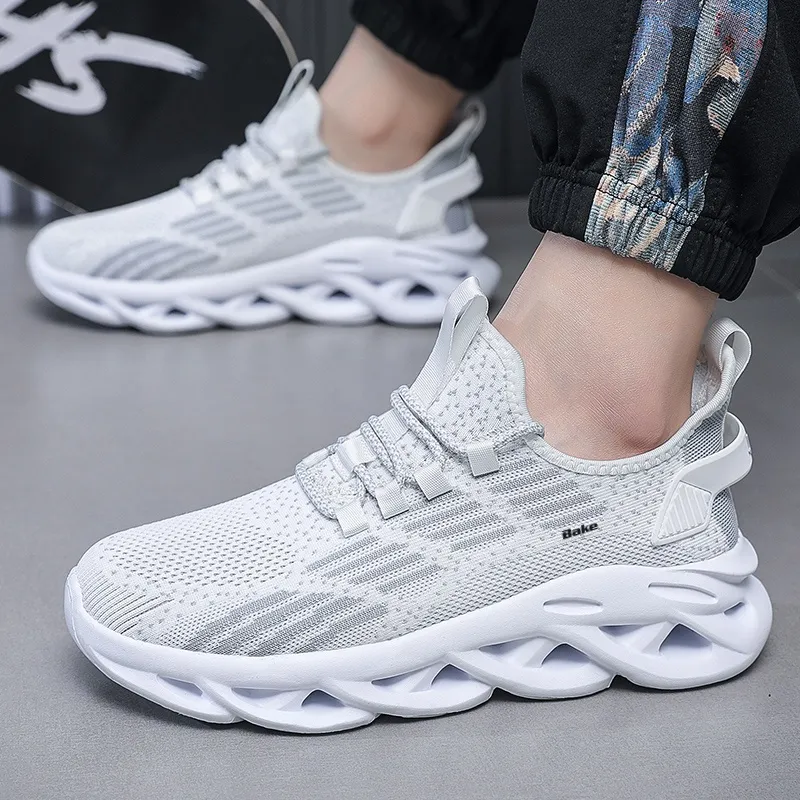 BAKE Slip Resistant, Abrasion Resistant, Breathable Low Top Casual Shoes Men's-2