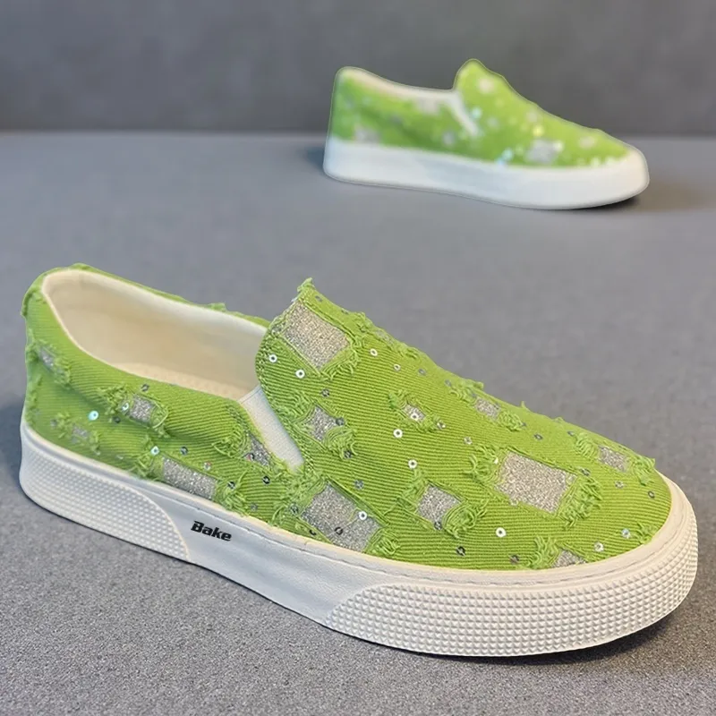 BAKE Anti Slip Wear Resistant Low Top Skateboard Shoes Men's-1
