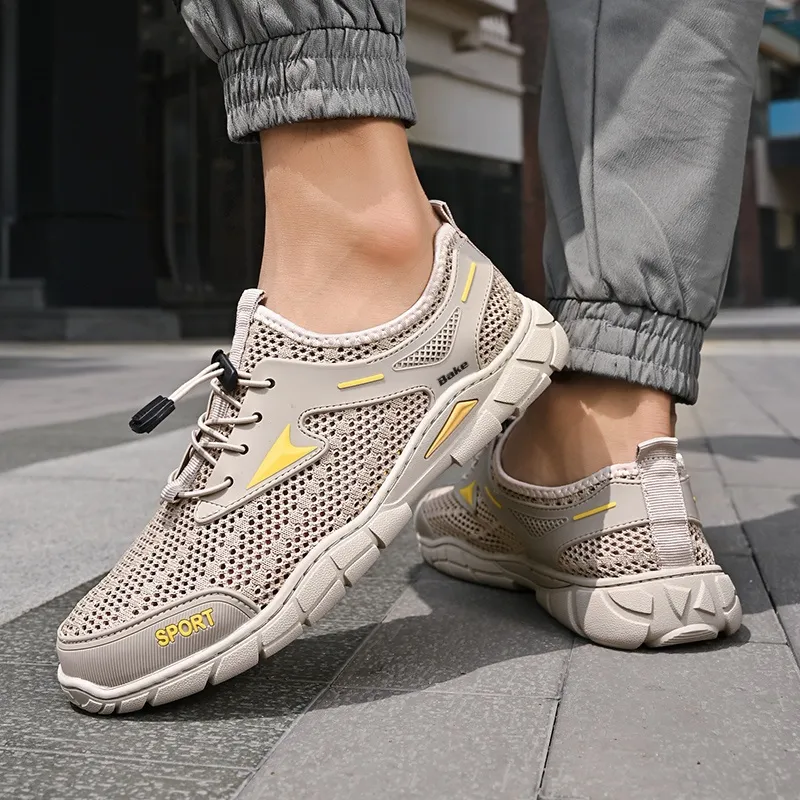 BAKE Slip Resistant, Abrasion Resistant, Lightweight Low Top Casual Shoes Men's-12