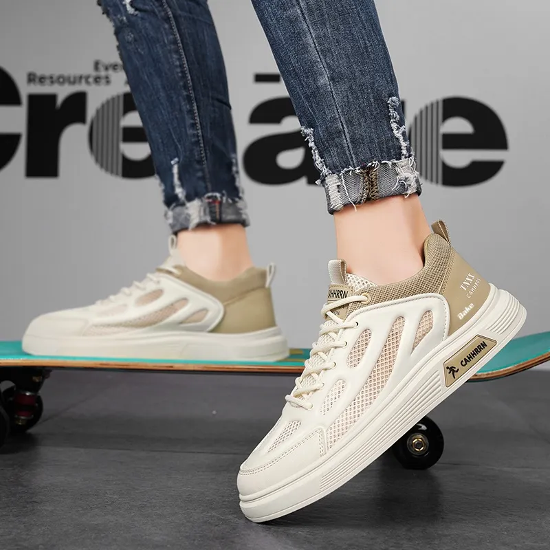 BAKE Non slip Lightweight Low Top Skateboard Shoes Men's-9