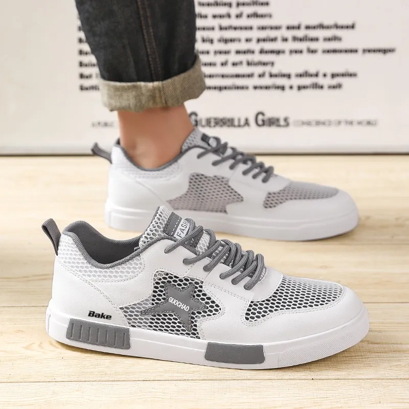 BAKE Slip Resistant, Abrasion Resistant, Lightweight Low Top Skateboard Shoes Men's-7