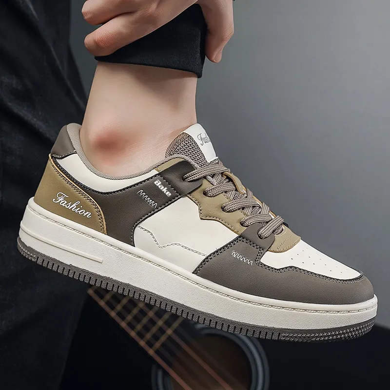 BAKE Slip Resistant, Abrasion Resistant, Breathable Low Top Skateboard Shoes Men's-2