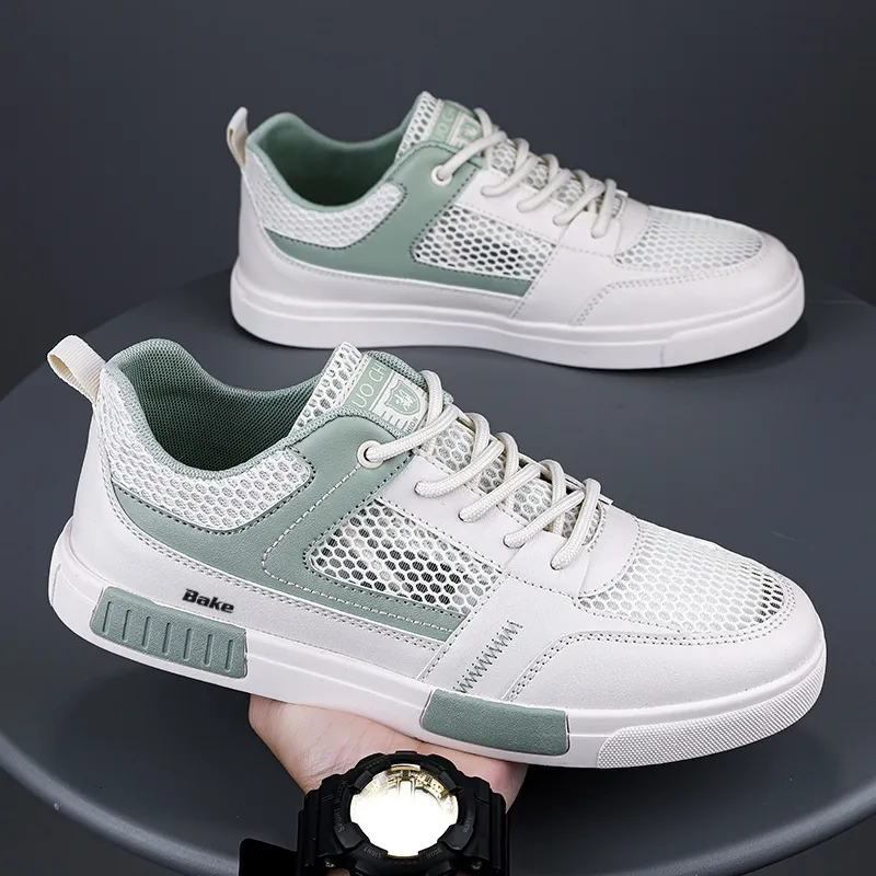 BAKE Slip Resistant, Lightweight, And Breathable Low Top Skateboard Shoes Men's-7