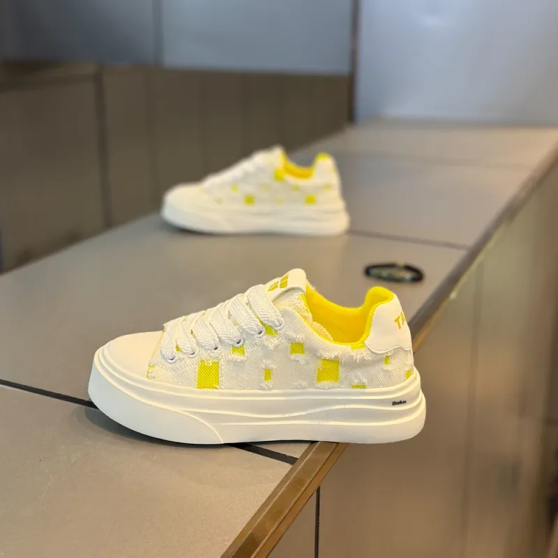 BAKE Anti Slip Wear Resistant Low Top Skateboard Shoes Men's-5