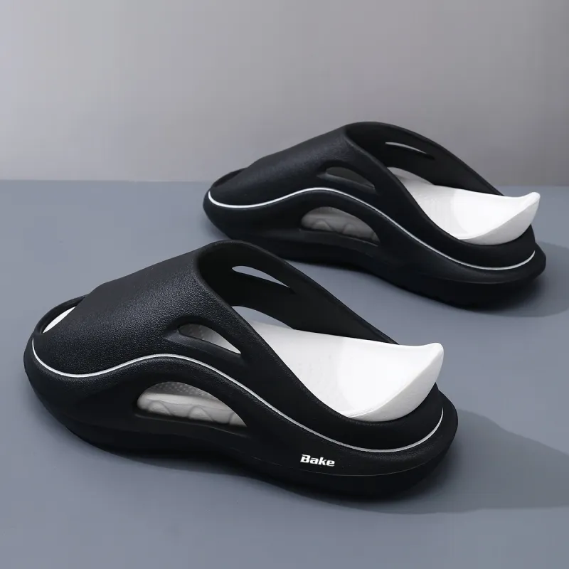 BAKE Slip Resistant Odor Resistant Abrasion Resistant Slide Slippers Unisex-9