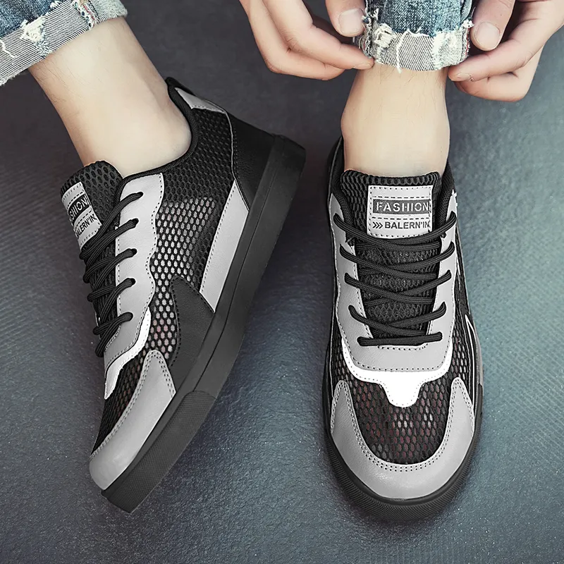 BAKE Slip Resistant Shock Absorbers Lightweight Low Top Skateboard Shoes Men's-13