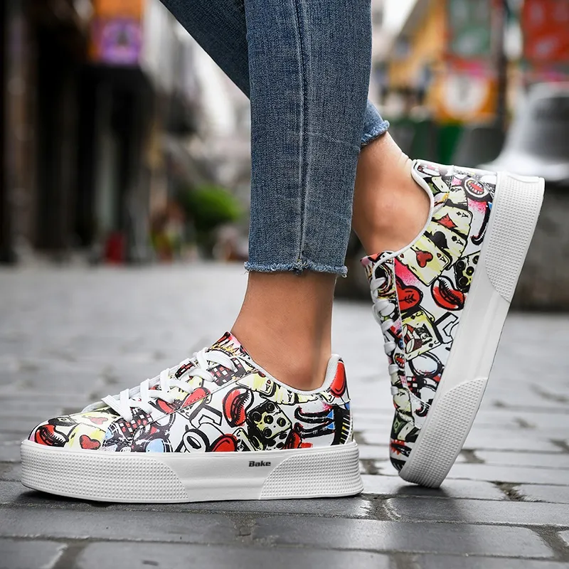 BAKE Slip Resistant, Lightweight, And Breathable Low Top Skateboard Shoes Unisex-2