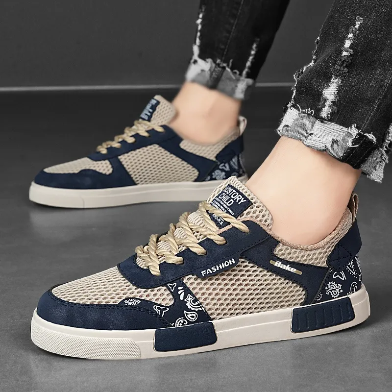 BAKE Slip Resistant Shock Absorbers With Abrasion Resistant Properties Low Top Skateboard Shoes Men's-4