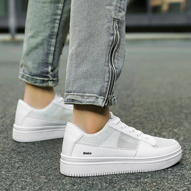 BAKE Anti Slip Wear Resistant Low Top Skateboard Shoes Men's-7