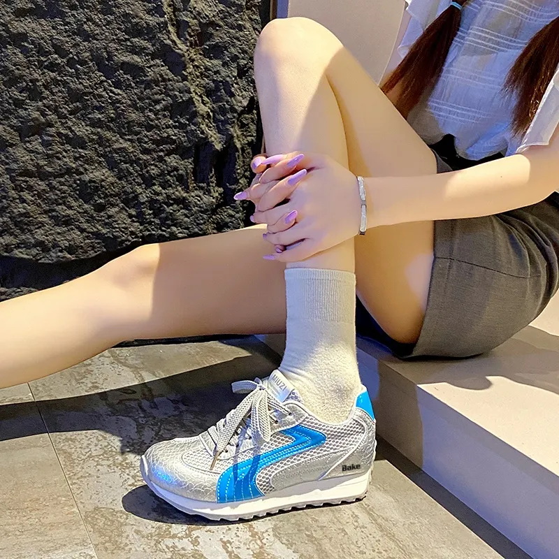 BAKE Anti Slip Wear Resistant Low Top Casual Shoes Women's-4