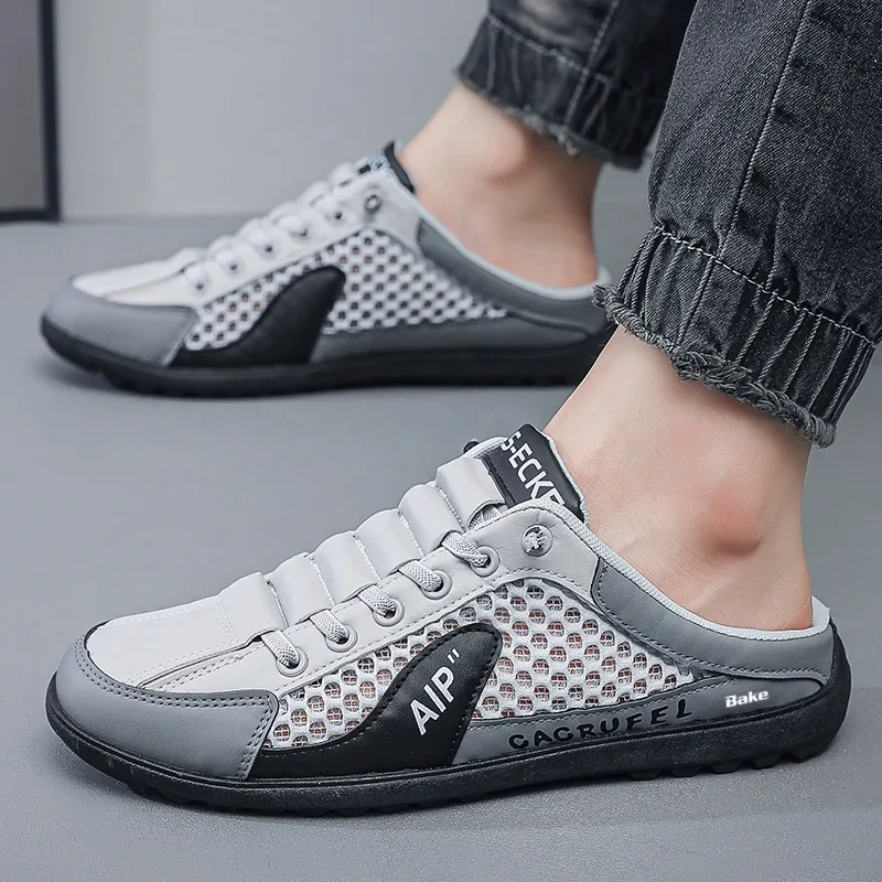 BAKE Slip Resistant Abrasion Resistant Closed Toe Slippers Men's-11