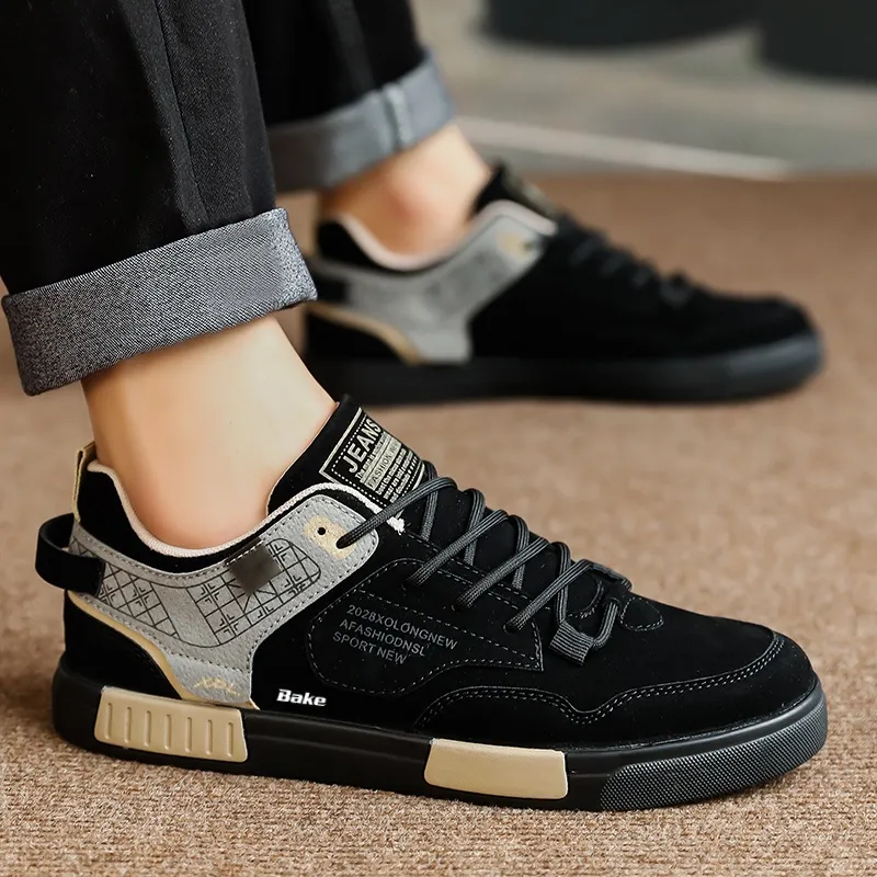 BAKE Slip Resistant, Lightweight, And Breathable Low Top Skateboard Shoes Men's-14