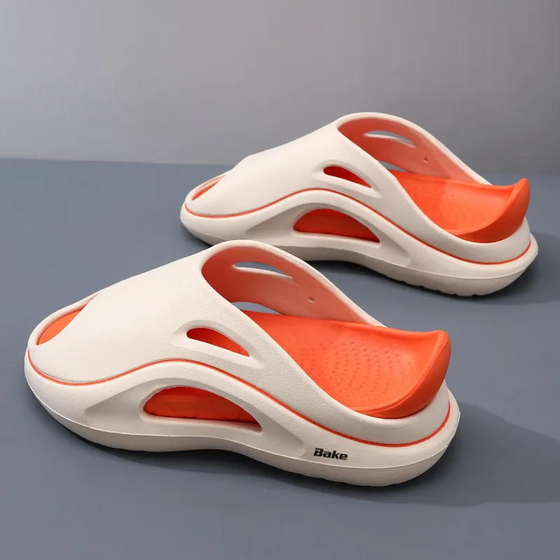 BAKE Slip Resistant Odor Resistant Abrasion Resistant Slide Slippers Unisex-14