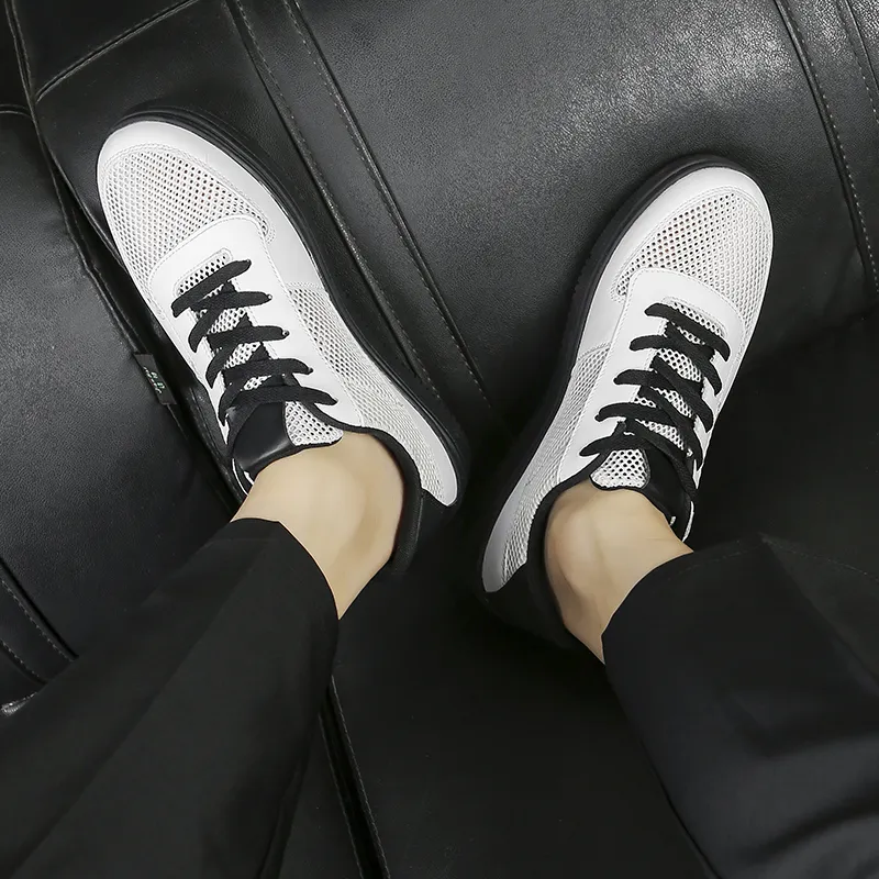 BAKE Anti Slip Wear Resistant Low Top Skateboard Shoes Men's-4